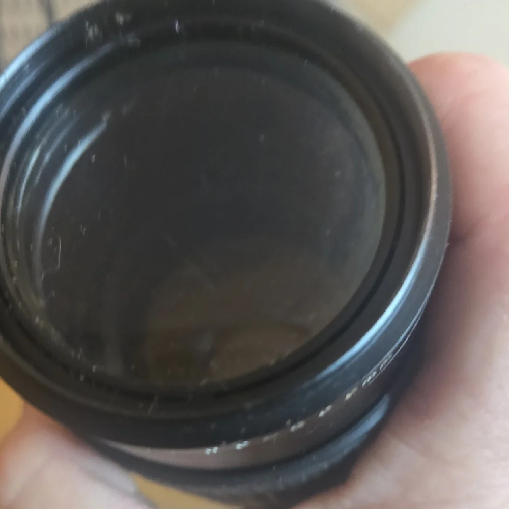 Source Unknown Black Camera Lens with Case